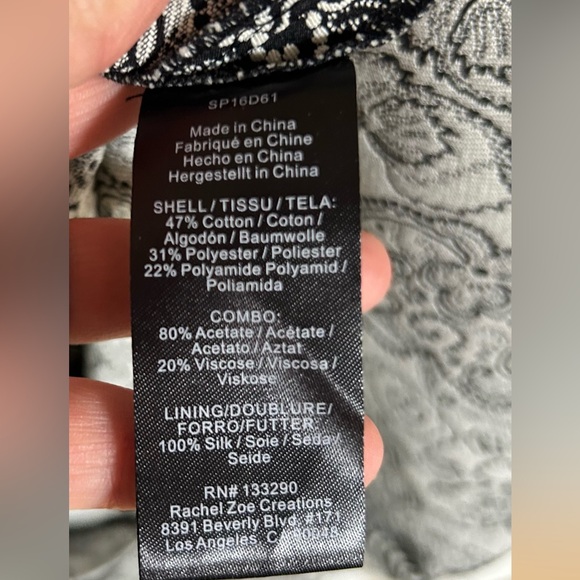 Rachel Zoe NWT jacquard mini dress with pockets! - Picture 9 of 10